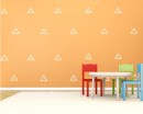 Empty Triangle Pattern Wall Decal Nursery Modern Vinyl Sticker